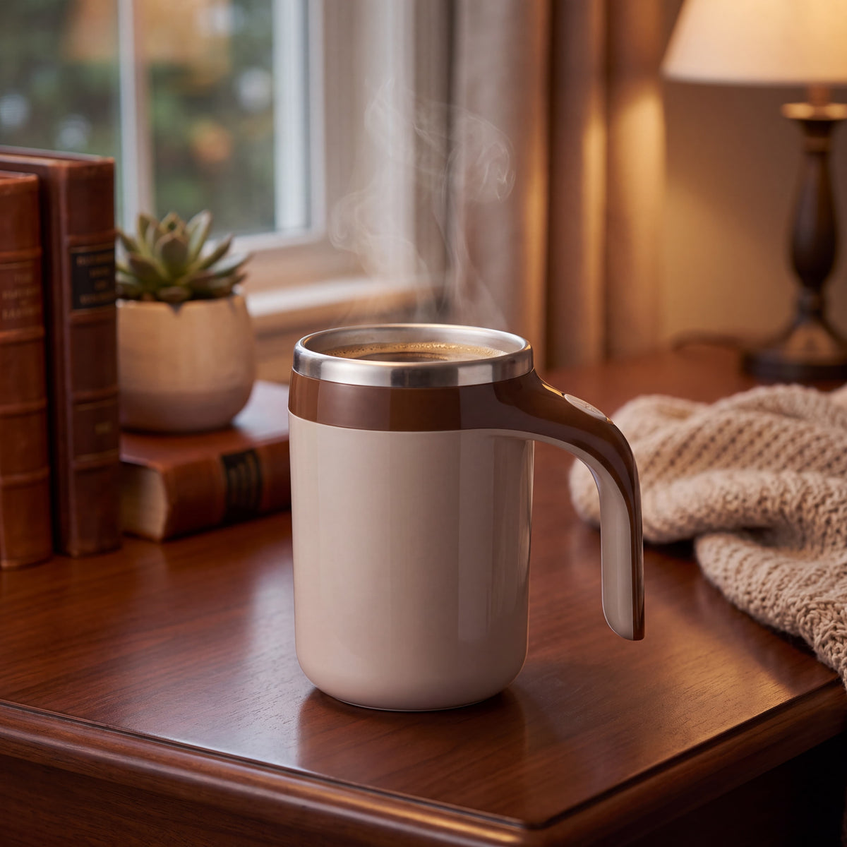 ThermoMix™ – Automatischer Warmhalte- & Rührbecher