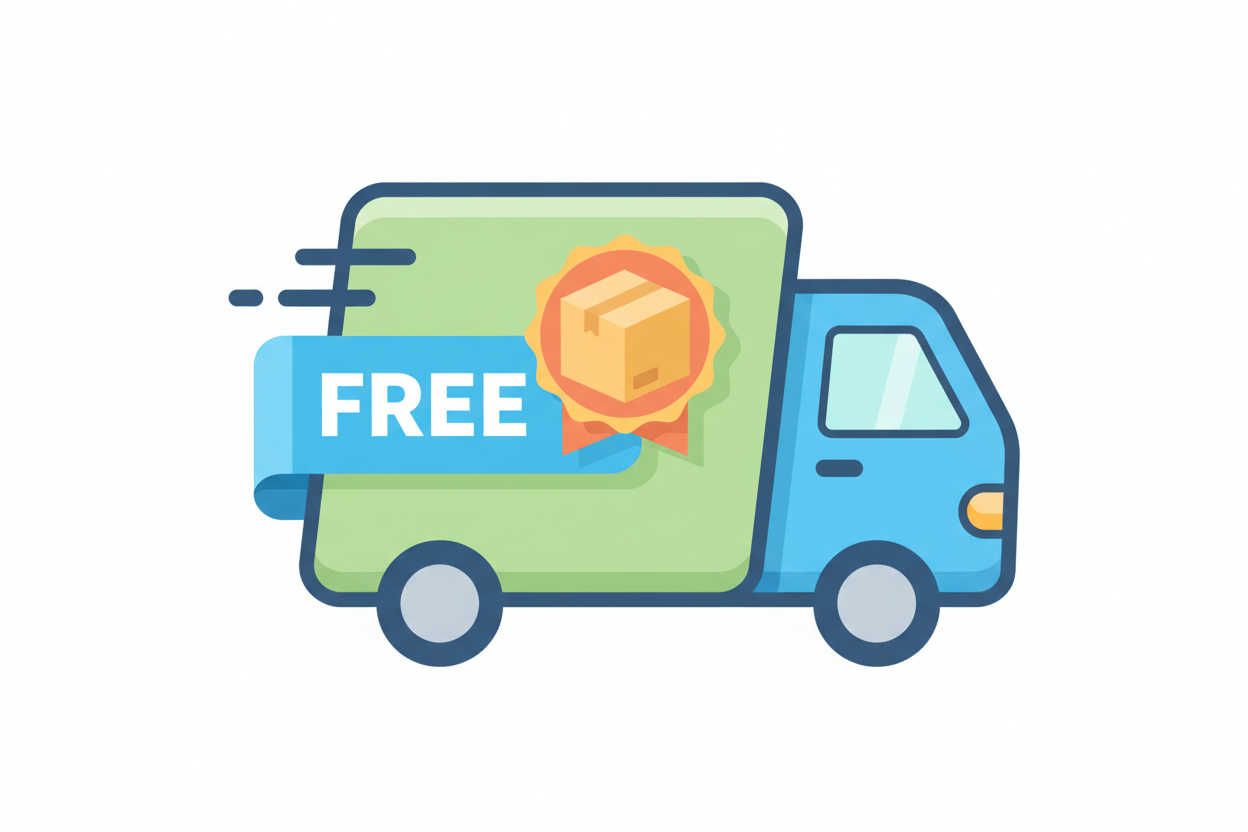 ich brauche ein Feature block für kostenlosen Versand 